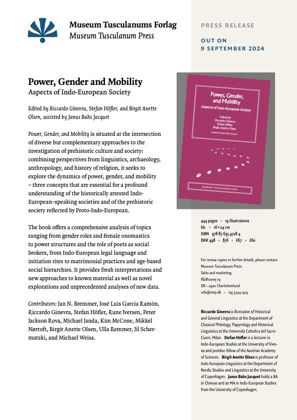 Power, gender and mobility: press release